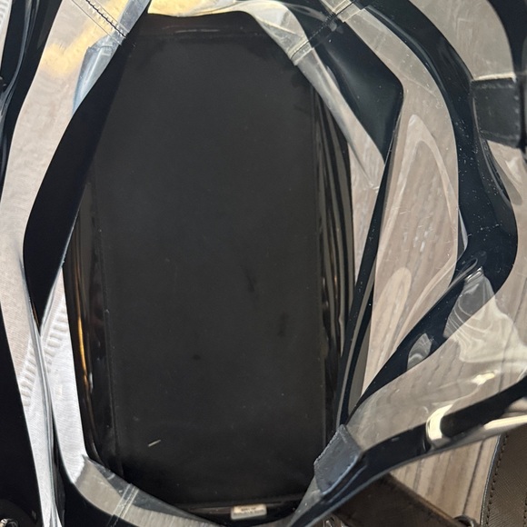 Michael Kors Black and Transparent Tote Bag - Picture 2 of 2